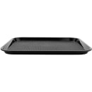 GET Plastic Fast Food Tray - 17 1/2"L x 14"W, Black (FT-18-BK) thumbnail 3