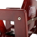 GET 29" Wood High Chair w/ Waist Strap, Mahogany (HC-100-MOD-M) thumbnail 10