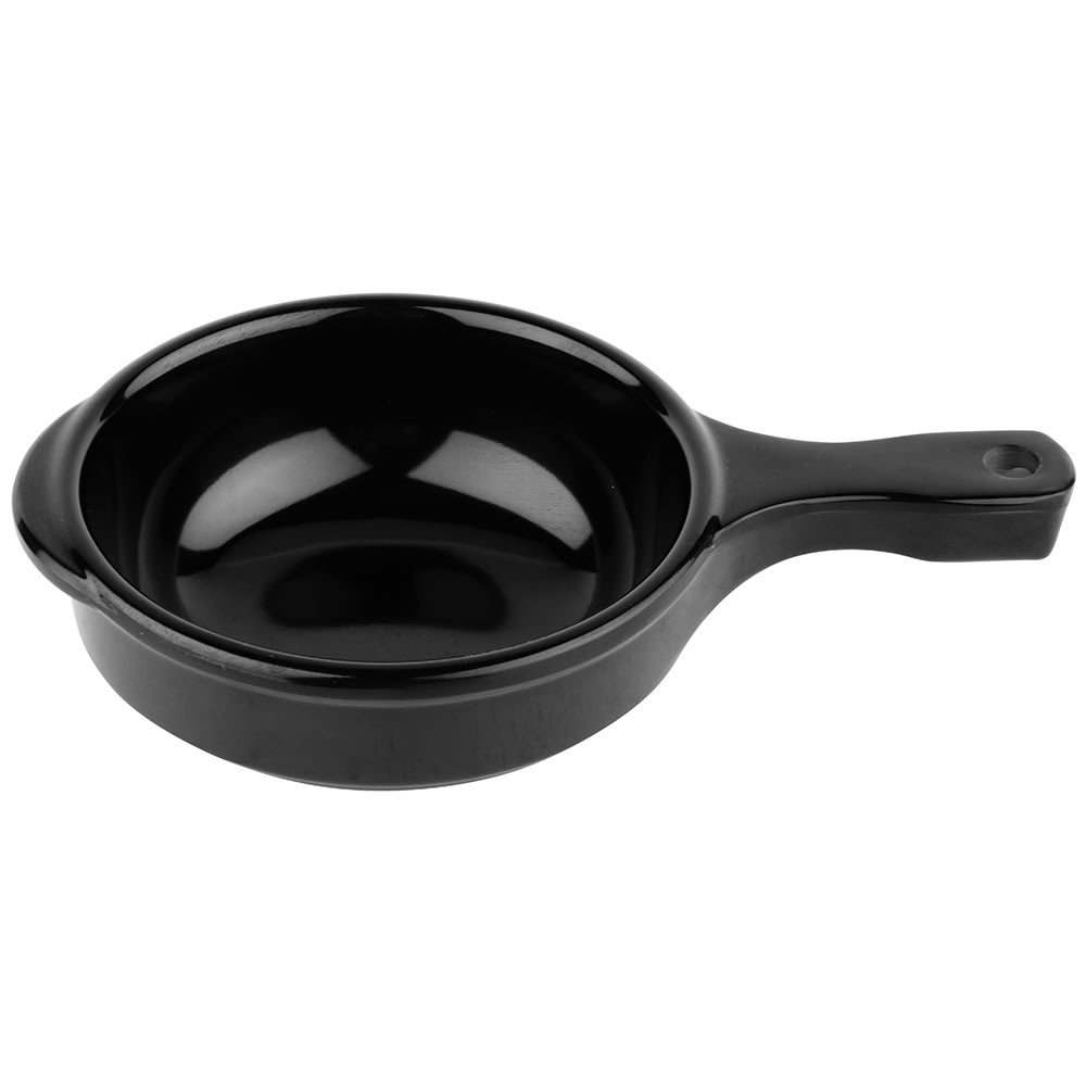 GET 5 1/4" Round Soup Bowl w/ 12 oz Capacity, Melamine, Black (HSB-112-BK)