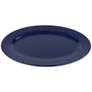 GET 14" x 10" Oval Texas Blue Platter - Melamine, Blue (M-4020-TB) thumbnail 2