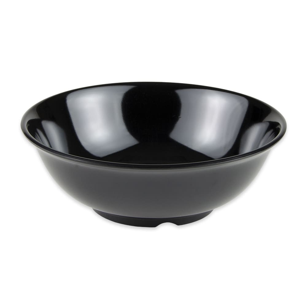 GET 7 1/2" Round Soup Bowl w/ 1 qt Capacity, Melamine, Black (M-811-BK)
