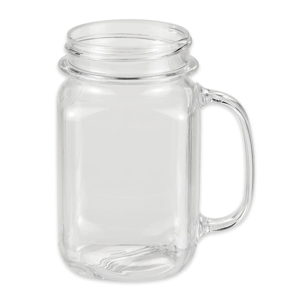 GET 16 oz Mason Jar, Polycarbonate, Clear (MAS-3-CL)