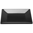 GET 6" Square Melamine Dessert Plate, Black (ML-102-BK) thumbnail 2