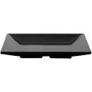 GET 6" Square Melamine Dessert Plate, Black (ML-102-BK) thumbnail 3