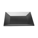 GET 8" Square Melamine Salad Plate, Black (ML-103-BK) thumbnail 6