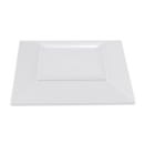 GET 10" Square Melamine Dinner Plate, White (ML-104-W) thumbnail 4