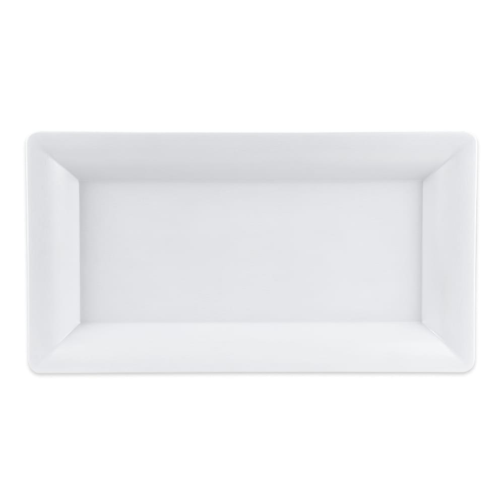 GET Rectangular Display Tray, 10 1/4" x 19", Melamine, White (ML-109-W)