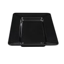 GET 15" x 8" Rectangular Milano Plate - Melamine, Black (ML-10-BK) thumbnail 4