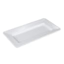 GET 15" x 8" Rectangular Milano Plate - Melamine, White (ML-10-W) thumbnail 3