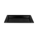 GET Rectangular Display Tray, 12" x 21", Melamine, Black (ML-110-BK) thumbnail 2
