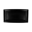 GET Rectangular Display Tray, 12" x 21", Melamine, Black (ML-110-BK) thumbnail 3