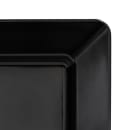 GET 12" x 10" Rectangular Milano Plate - Melamine, Black (ML-11-BK) thumbnail 5