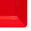 GET 12" x 10" Rectangular Red Sensation Plate - Melamine, Red (ML-11-RSP) thumbnail 5