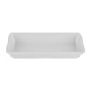 GET Rectangular Melamine Entrée Dish - 9 1/4" x 4 3/4", White (ML-121-W) thumbnail 2