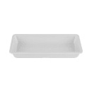 GET Rectangular Melamine Entrée Dish - 9 1/4" x 4 3/4", White (ML-121-W) thumbnail 6