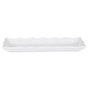 GET Rectangular Display Tray, 13 1/2" x 5 1/4", Melamine, White (ML-128-W) thumbnail 2