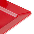 GET 12" Square Melamine Dinner Plate, Red (ML-12-RSP) thumbnail 5