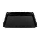 GET Rectangular Display Tray, 14" x 11 1/2", Melamine, Black (ML-155-BK) thumbnail 2