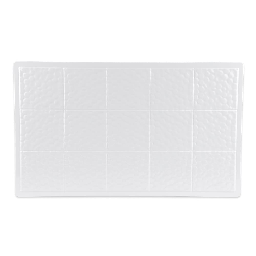 GET Full-Size Tile, Solid, Melamine, White (ML-160-W)
