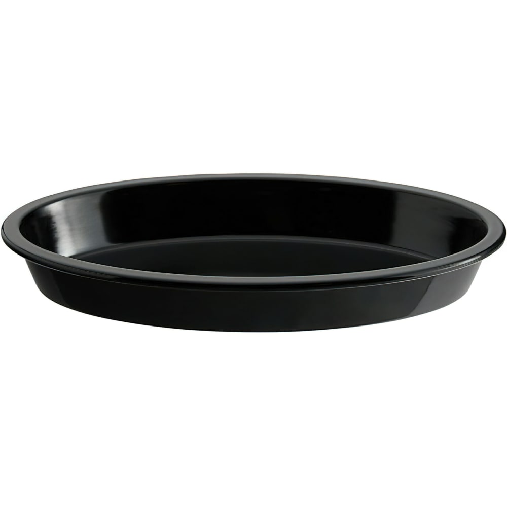 GET 1 1/2 qt Oval Casserole Dish - Melamine, Black (ML-182-BK)