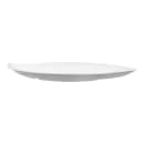 GET 15 1/2" x 8 1/2" Free Form San Michele Platter - Melamine, White (ML-210-W) thumbnail 3