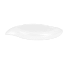 GET 15 1/2" x 8 1/2" Free Form San Michele Platter - Melamine, White (ML-210-W) thumbnail 5