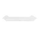 GET 11" x 8" Rectangular San Michele Platter - Melamine, White (ML-212-W) thumbnail 3