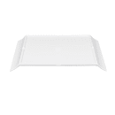 GET 11" x 8" Rectangular San Michele Platter - Melamine, White (ML-212-W) thumbnail 4