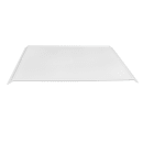 GET 26" x 18" Rectangular San Michele Platter - Melamine, White (ML-214-W) thumbnail 5