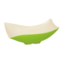 GET 4 qt Rectangular Melamine Serving Bowl, Green (ML-220-KL) thumbnail 3