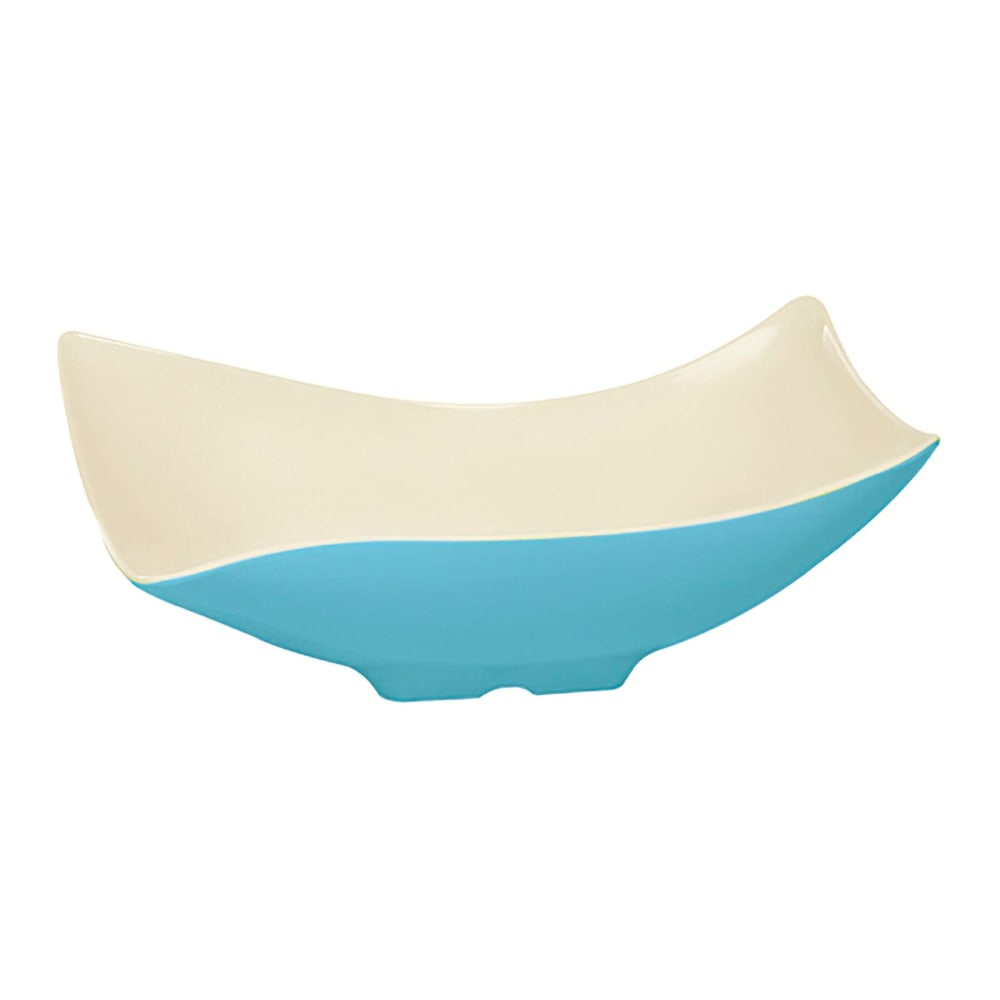 GET 4 qt Rectangular Melamine Serving Bowl, Blue (ML-220-SE)
