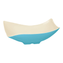 GET 4 qt Rectangular Melamine Serving Bowl, Blue (ML-220-SE) thumbnail 3