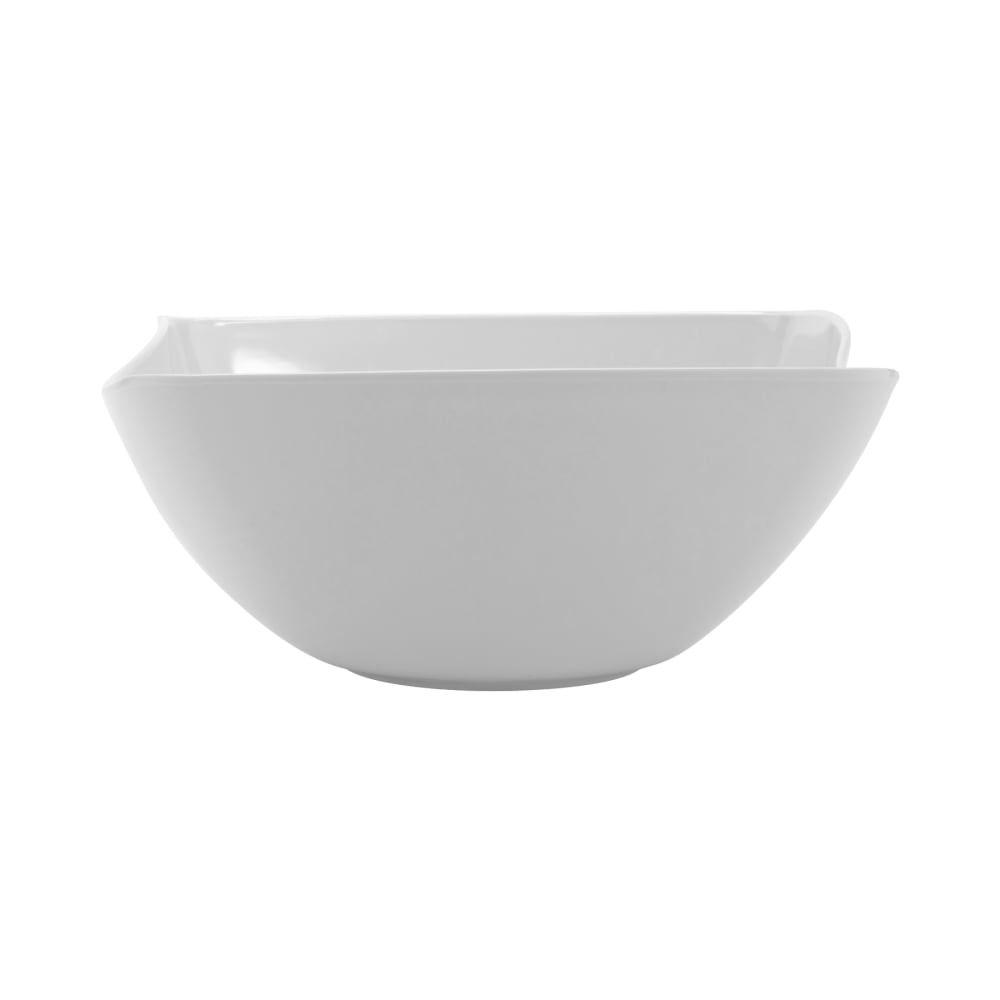 GET 4 3/10 qt Irregular Melamine Serving Bowl, White (ML-234-W)