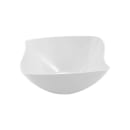 GET 4 3/10 qt Irregular Melamine Serving Bowl, White (ML-234-W) thumbnail 2
