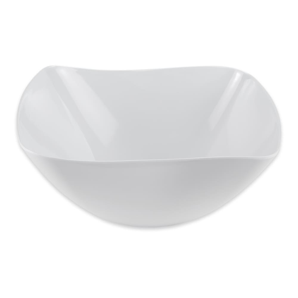 GET 10 4/5 qt Irregular Melamine Serving Bowl, White (ML-235-W)