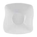 GET 10 4/5 qt Irregular Melamine Serving Bowl, White (ML-235-W) thumbnail 4