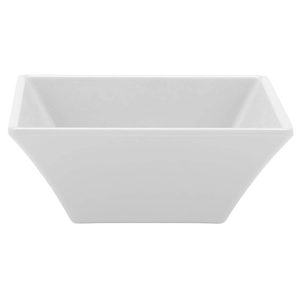 GET 5" Square Salad Bowl w/ 14 oz Capacity, Melamine, White (ML-238-W)