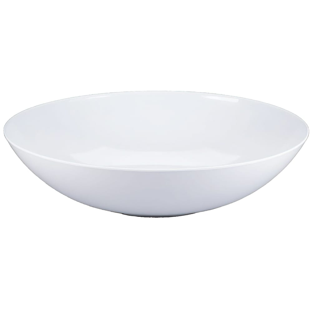 GET 26 3/5 qt Round Melamine  Serving Bowl, White (ML-241-W)