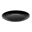 GET 24"  Round Siciliano Plate - Melamine, Black (ML-243-BK) thumbnail 2