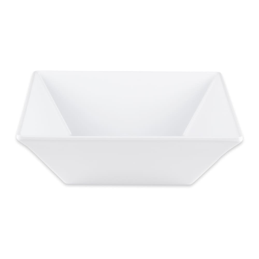 GET 8" Square Pasta Bowl w/ 1 3/5 qt Capacity, Melamine, White (ML-246-W)