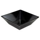 GET 5 7/10 qt Square Melamine Serving Bowl, Black (ML-248-BK) thumbnail 3