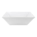 GET 12 4/5 qt Square Melamine Serving Bowl, White (ML-249-W) thumbnail 2
