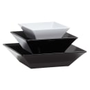 GET 20 2/5 qt Square Melamine Serving Bowl, Black (ML-250-BK) thumbnail 5