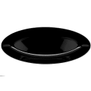 GET 30" x 11 3/4" Oval Siciliano Platter - Melamine, Black (ML-256-BK) thumbnail 2