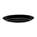 GET 30" x 11 3/4" Oval Siciliano Platter - Melamine, Black (ML-256-BK) thumbnail 4