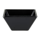 GET 3" Square Sauce Bowl w/ 3 oz Capacity, Melamine, Black (ML-257-BK) thumbnail 2