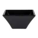 GET 4" Square Salad Bowl w/ 8 oz Capacity, Melamine, Black (ML-278-BK) thumbnail 2