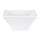 GET 4" Square Salad Bowl w/ 8 oz Capacity, Melamine, White (ML-278-W) thumbnail 3