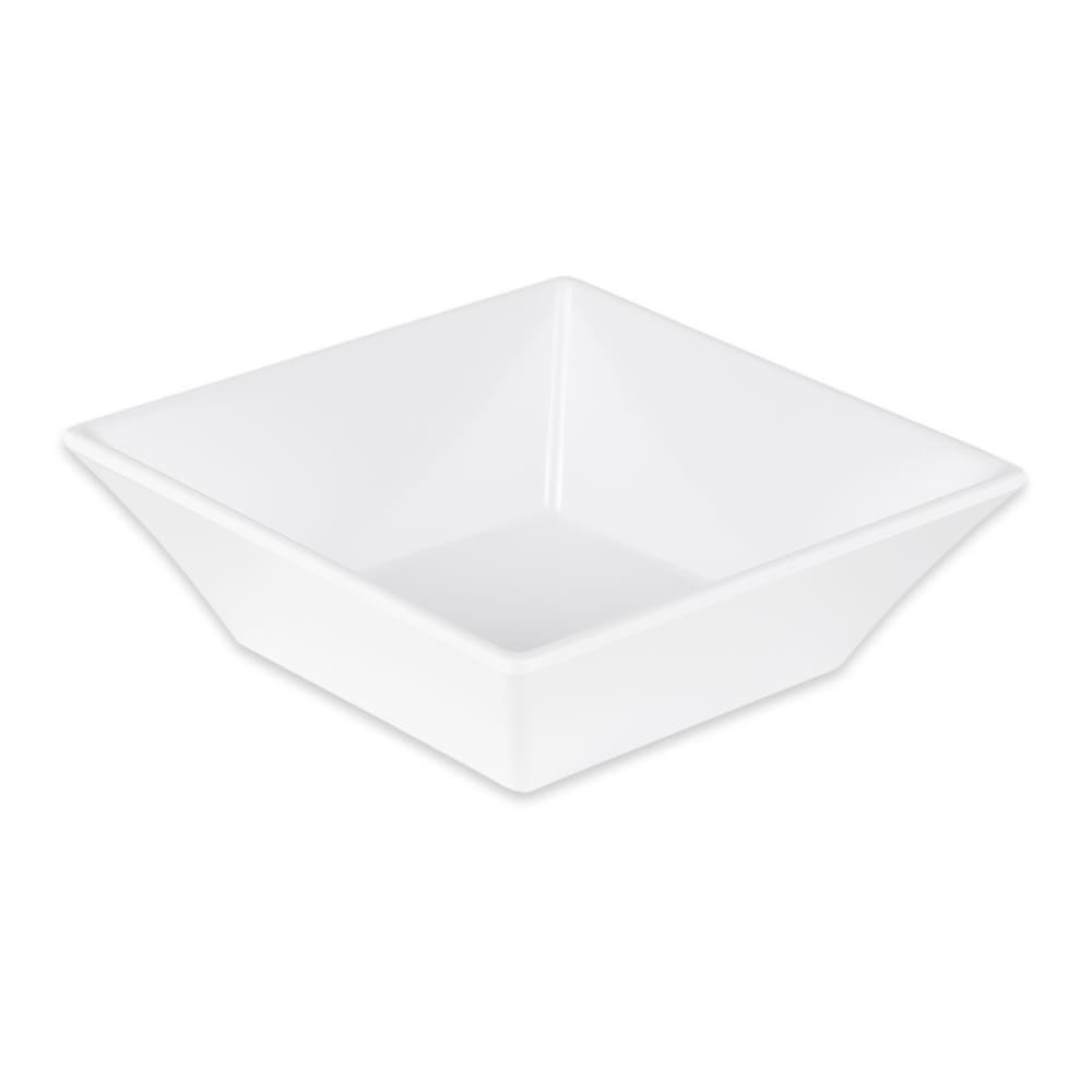 GET 6" Square Salad Bowl w/ 23 oz Capacity, Melamine, White (ML-279-W)