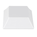 GET 6" Square Salad Bowl w/ 23 oz Capacity, Melamine, White (ML-279-W) thumbnail 4